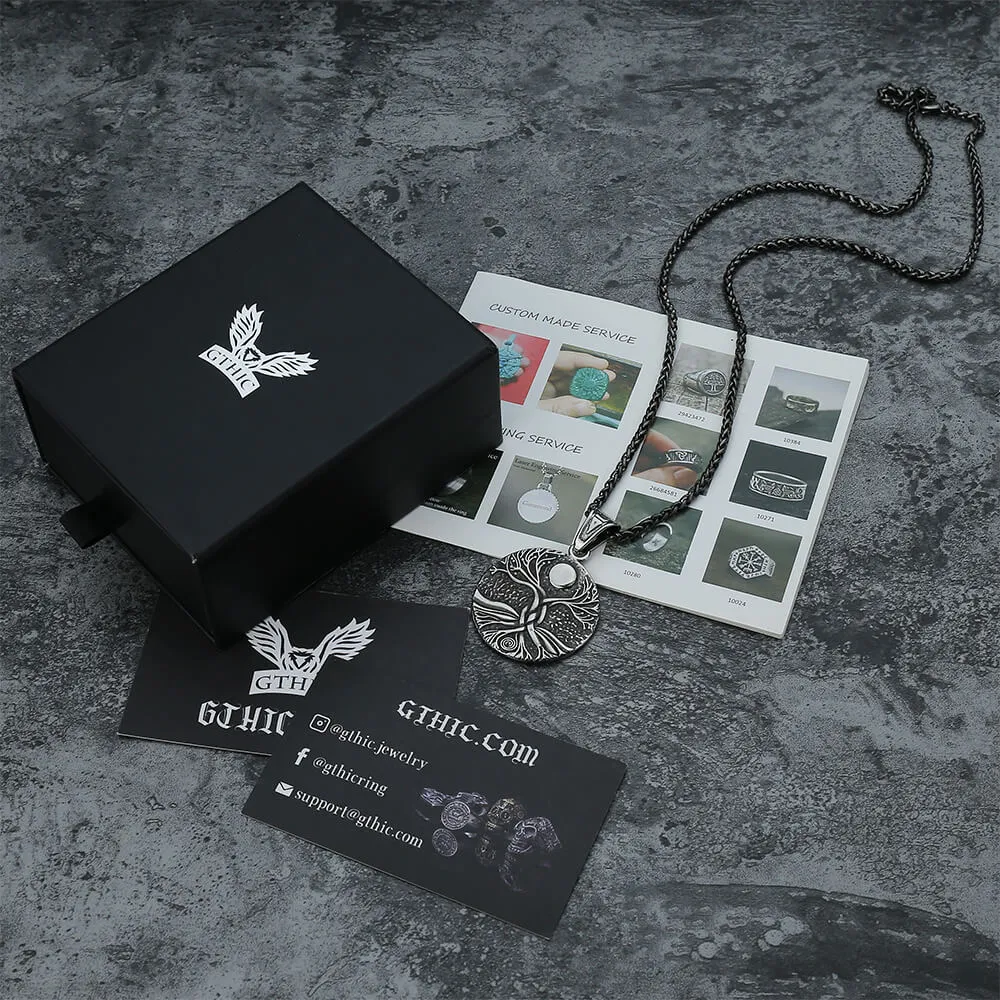 Tree of Life Stainless Steel Viking Pendant sold by GTHIC product image thumbnail 5