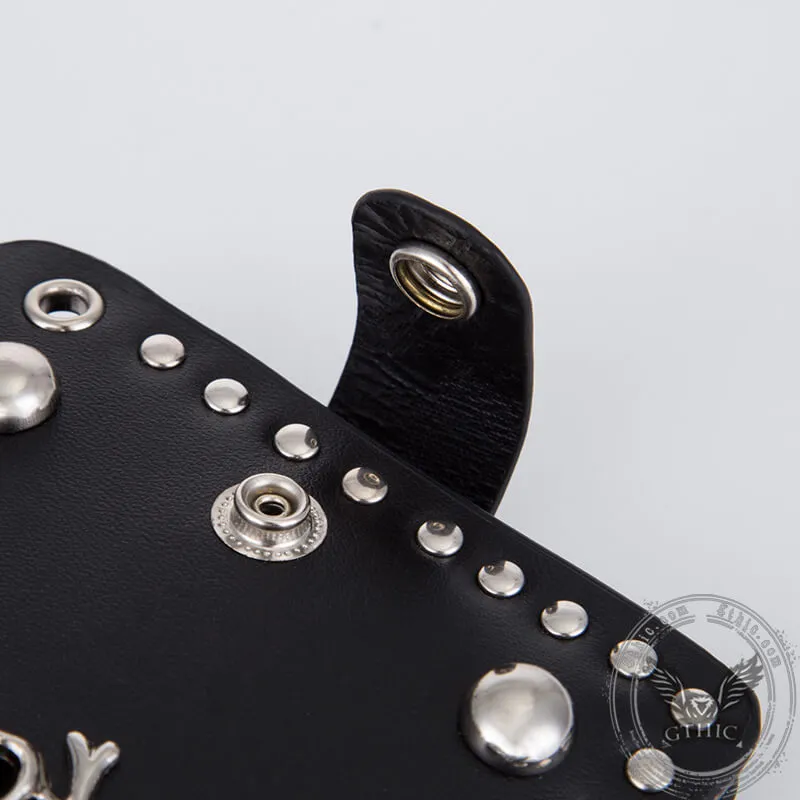 Punk Black Crossbone Skull Wallet sold by GTHIC product image thumbnail 5