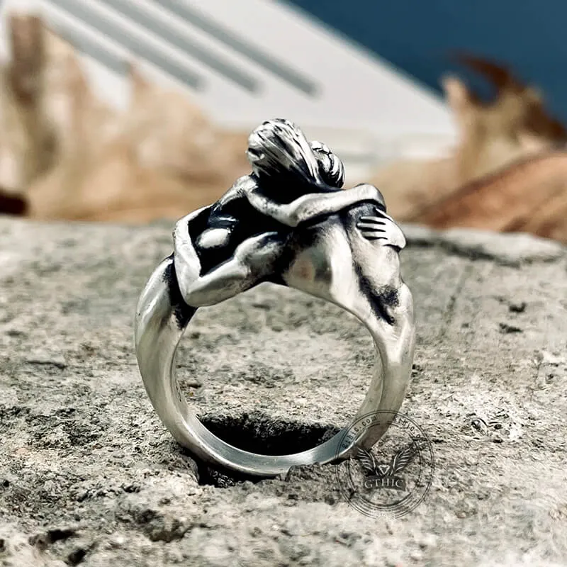 Fiery Love Kiss Sterling Silver Couple Ring sold by GTHIC product image thumbnail 4