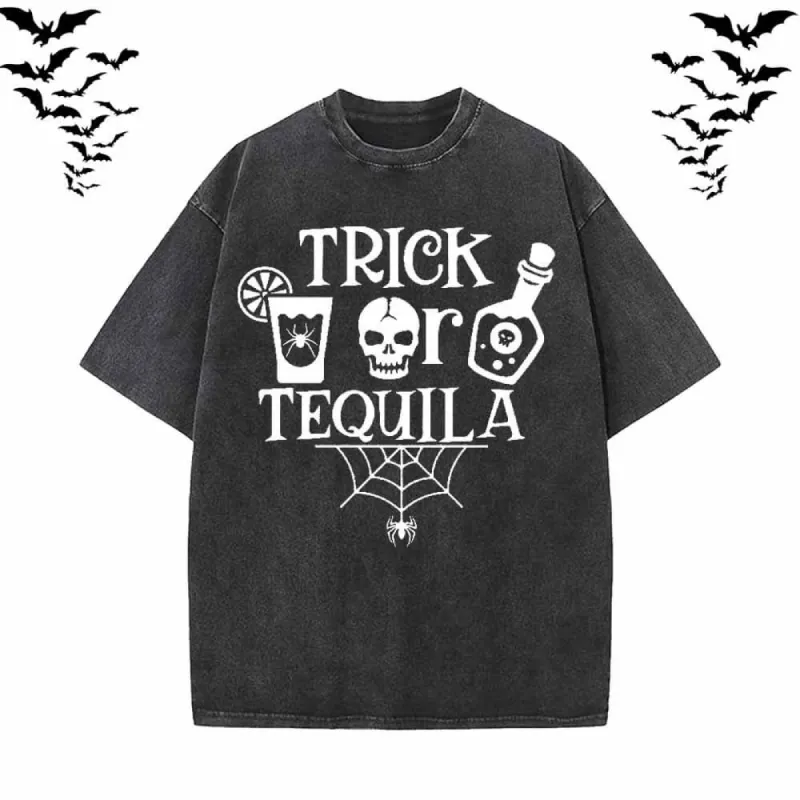 Trick Lemon Tea Or Poison Tequila Short Sleeve T-shirt made by GTHIC