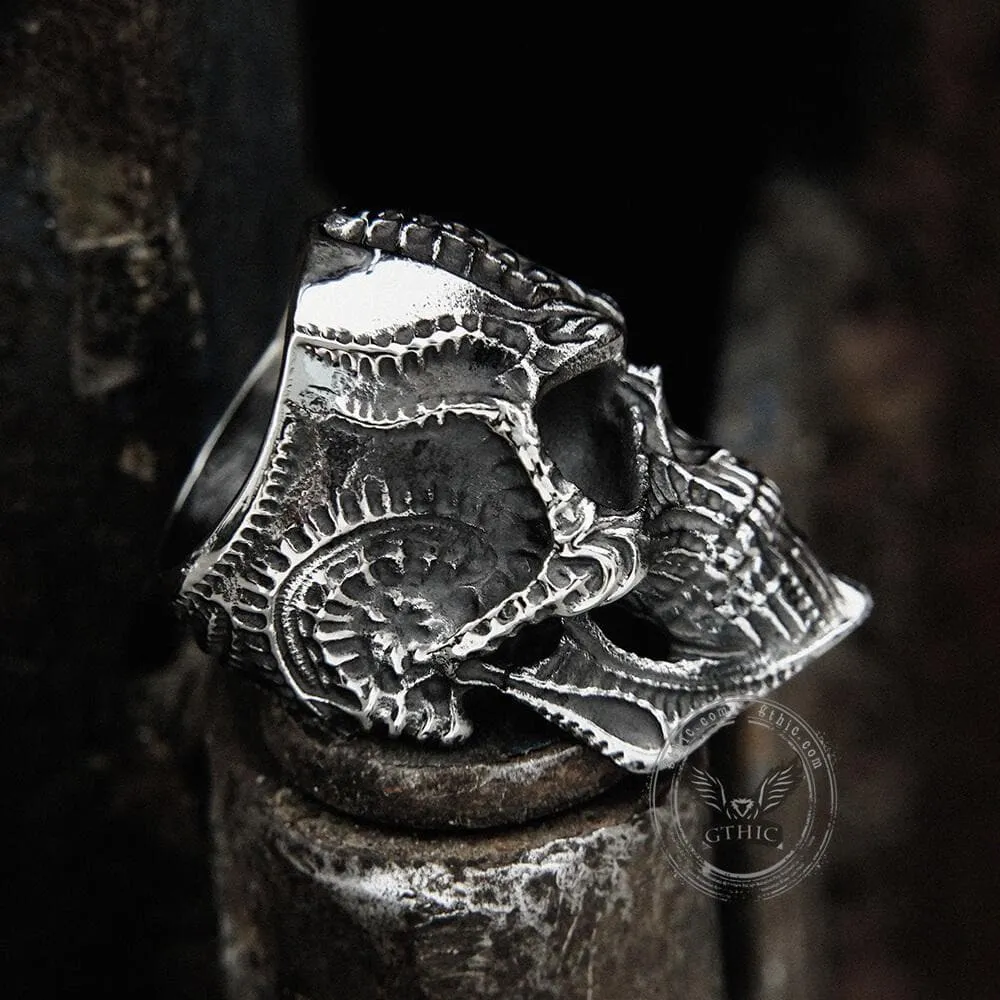 Steampunk Stainless Steel Skull Ring sold by GTHIC product image thumbnail 5