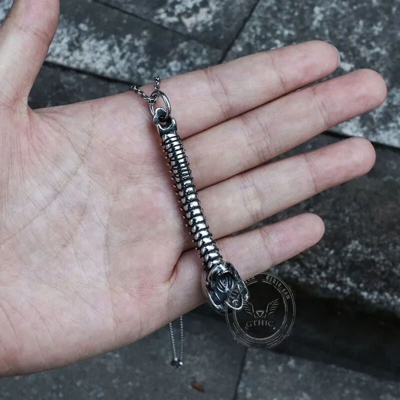 Vintage Vertebrae Skeleton Stainless Steel Bottle Opener Pendant sold by GTHIC product image thumbnail 3