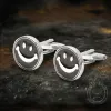 Smiley Face Brass Cufflinks sold by GTHIC