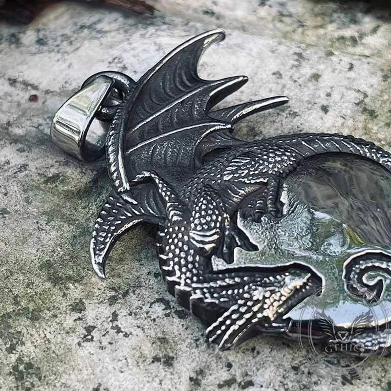 Gothic Dragon Heart Stainless Steel Pendant sold by GTHIC product image thumbnail 4
