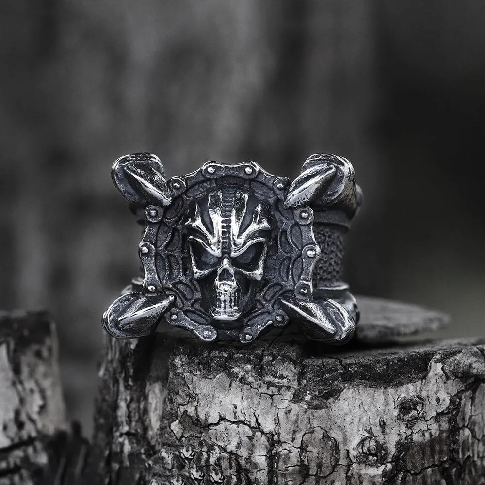 Monster Claw Stainless Steel Skull Ring sold by GTHIC