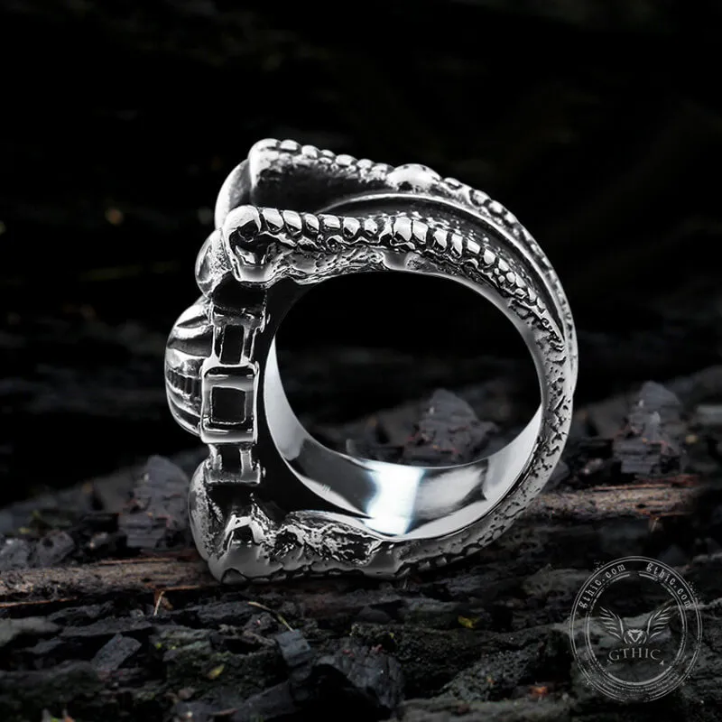 Monster Claw Stainless Steel Skull Ring sold by GTHIC product image thumbnail 4