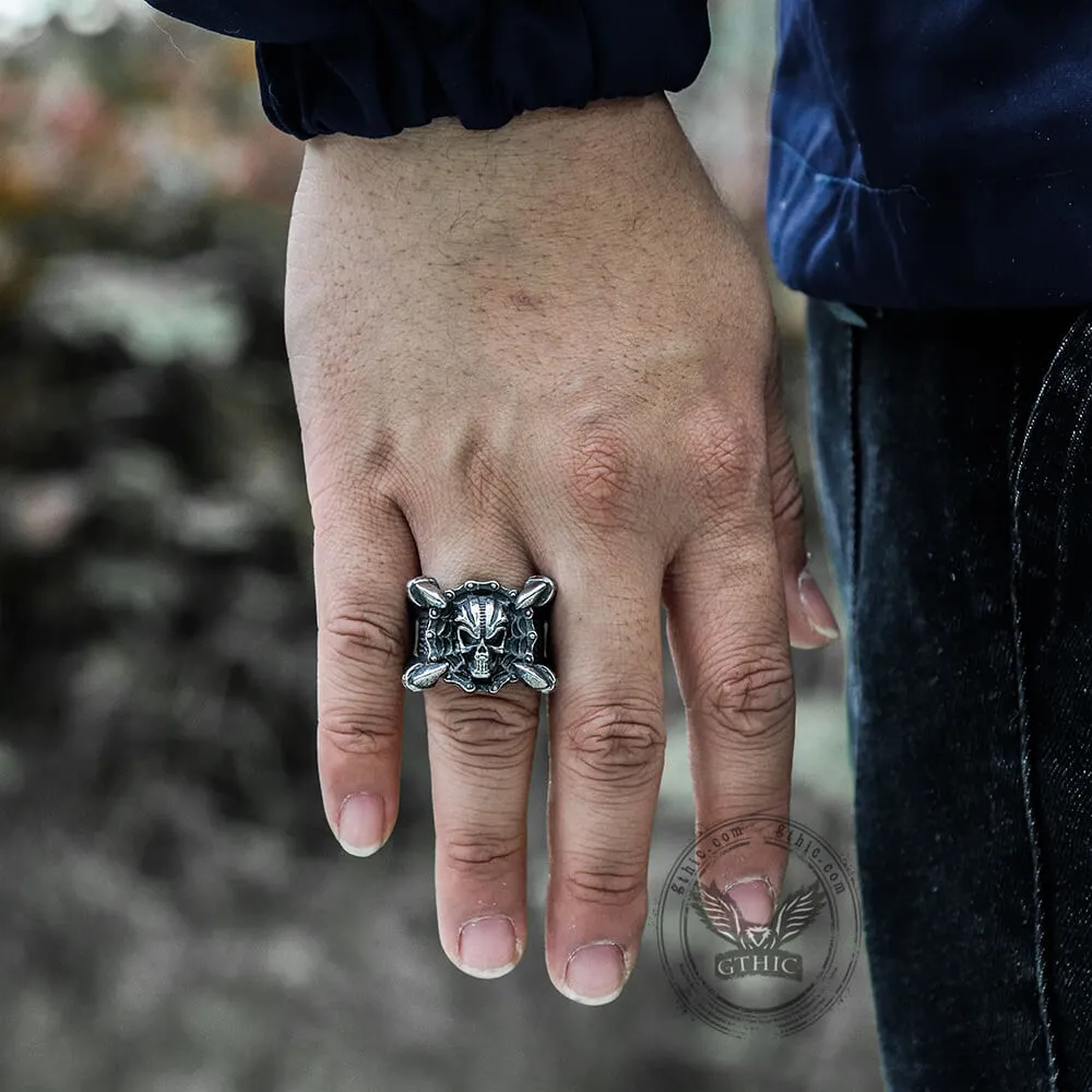Monster Claw Stainless Steel Skull Ring sold by GTHIC product image thumbnail 2