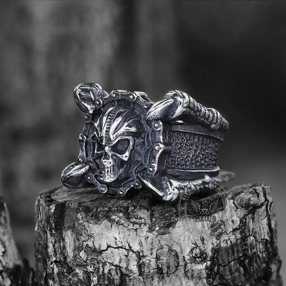 Monster Claw Stainless Steel Skull Ring sold by GTHIC product image thumbnail 5