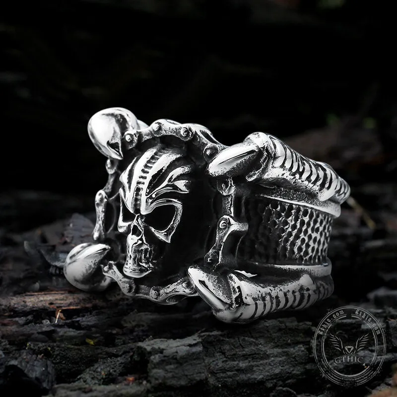 Monster Claw Stainless Steel Skull Ring sold by GTHIC product image thumbnail 3