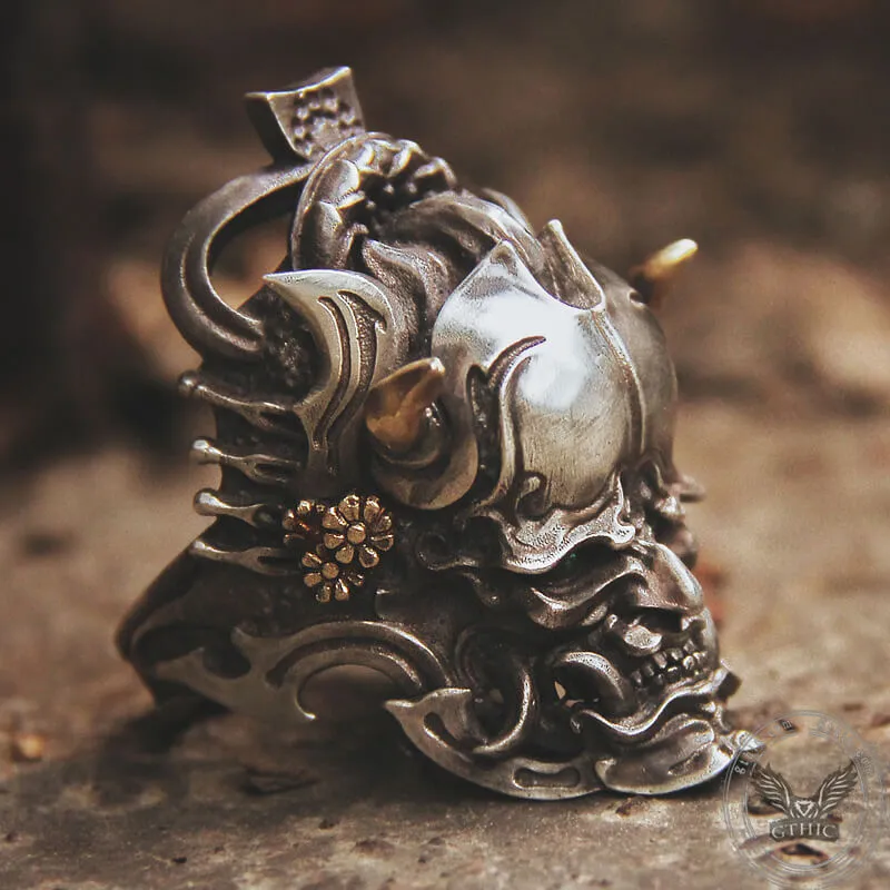 Japanese Hannya Sterling Silver Ring sold by GTHIC product image thumbnail 5
