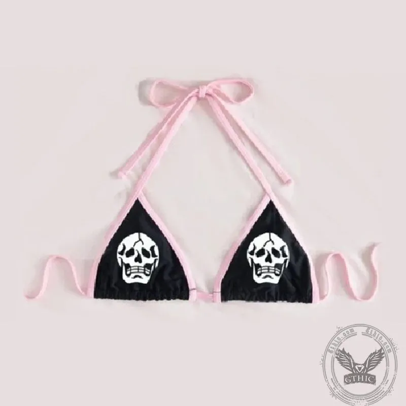 Do Not Disturb Skull Bikini Set sold by GTHIC product image thumbnail 2