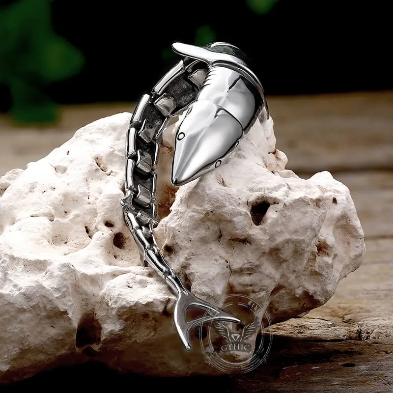 Great White Shark Stainless Steel Bracelet sold by GTHIC product image thumbnail 3