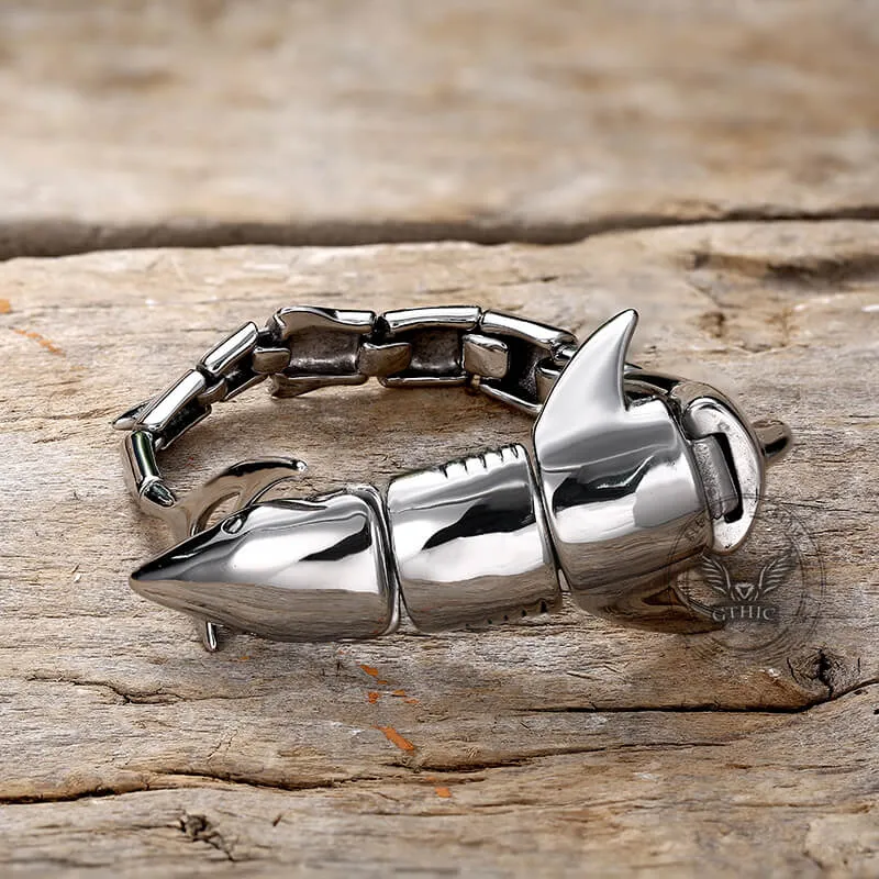 Great White Shark Stainless Steel Bracelet sold by GTHIC product image thumbnail 4