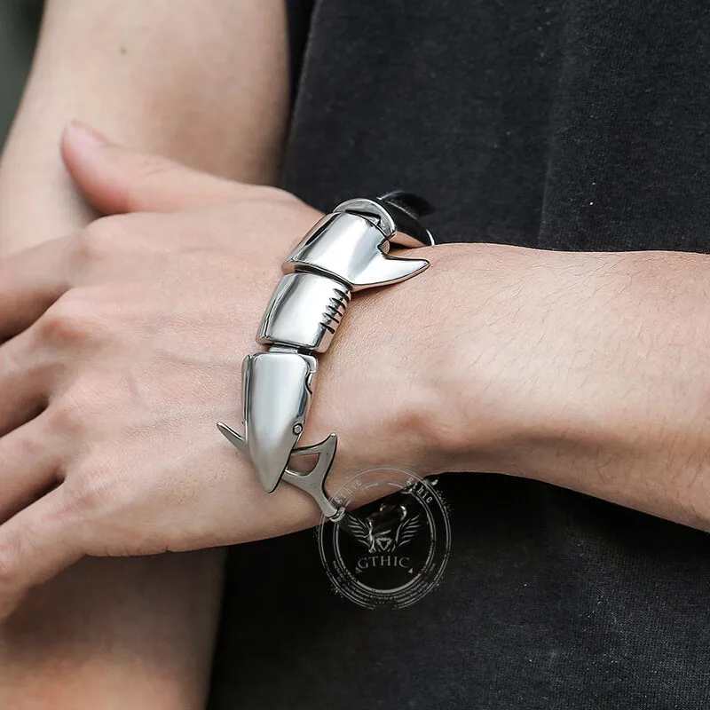 Great White Shark Stainless Steel Bracelet sold by GTHIC product image thumbnail 2