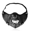 Gothic Iron Ring Leather Half Facemask sold by GTHIC