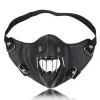 Gothic Iron Ring Leather Half Facemask sold by GTHIC