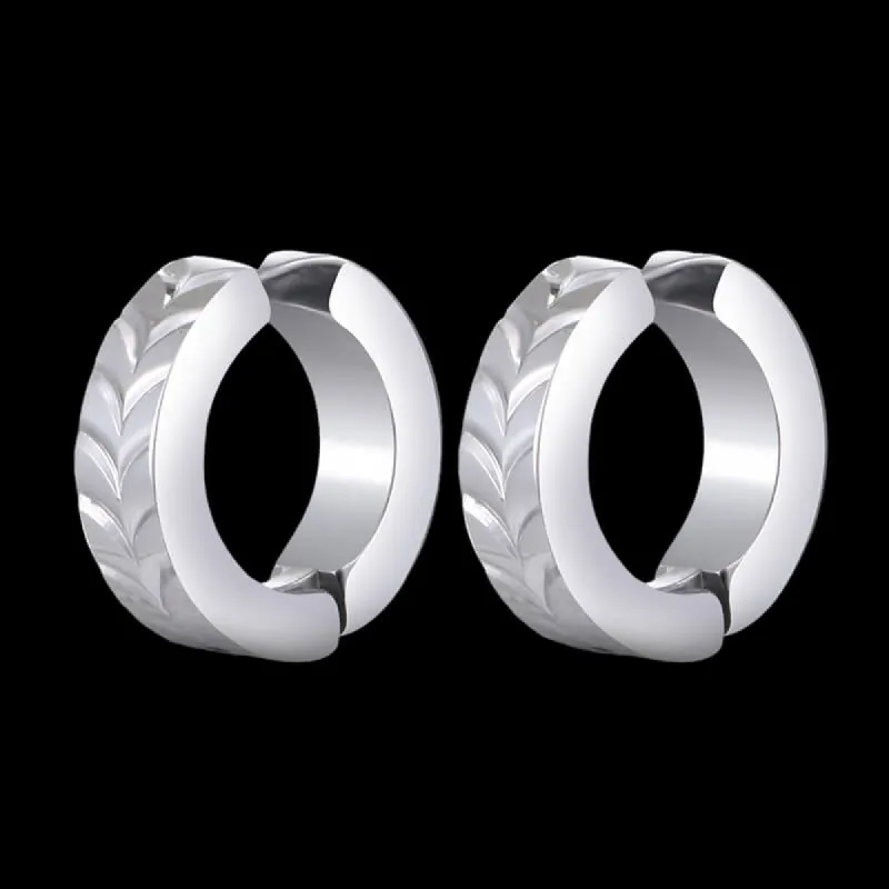 Simple Pattern Design Stainless Steel Ear Cuffs sold by GTHIC