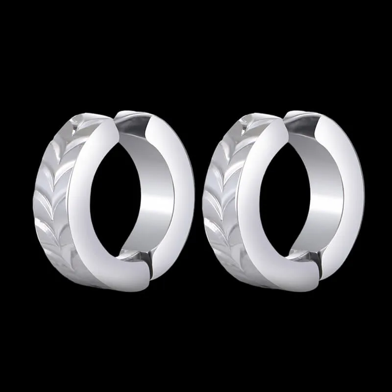 Simple Pattern Design Stainless Steel Ear Cuffs sold by GTHIC