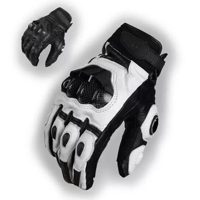 Full-finger Leather Motorcycle Gloves sold by GTHIC product image thumbnail 4