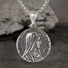 Jesus and Virgin Stainless Steel Pendant sold by GTHIC