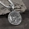 Jesus and Virgin Stainless Steel Pendant sold by GTHIC
