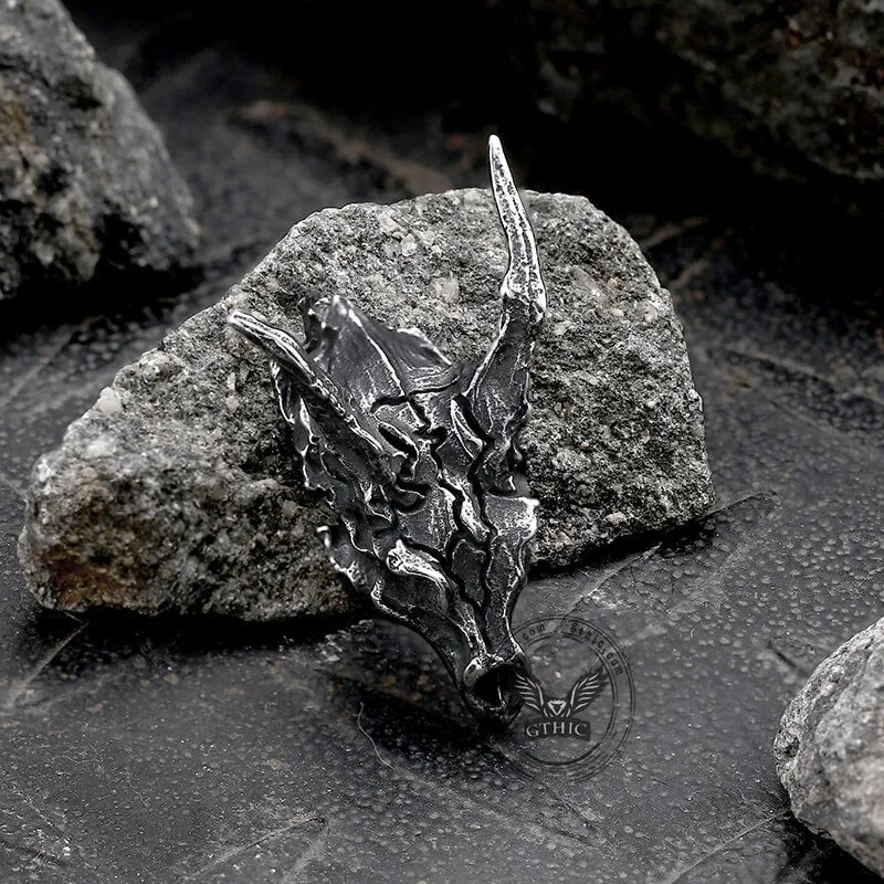 Dragon Skull Stainless Steel Pendant sold by GTHIC product image thumbnail 5