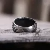 Lucifer Round Stone Stainless Steel Ring sold by GTHIC