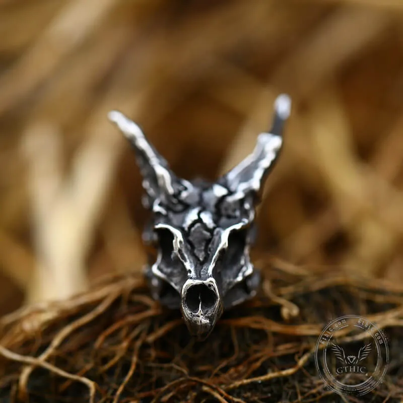 Dragon Skull Stainless Steel Pendant sold by GTHIC product image thumbnail 3
