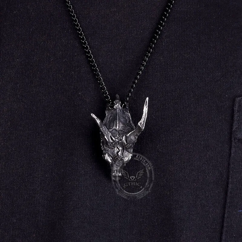 Dragon Skull Stainless Steel Pendant sold by GTHIC product image thumbnail 4