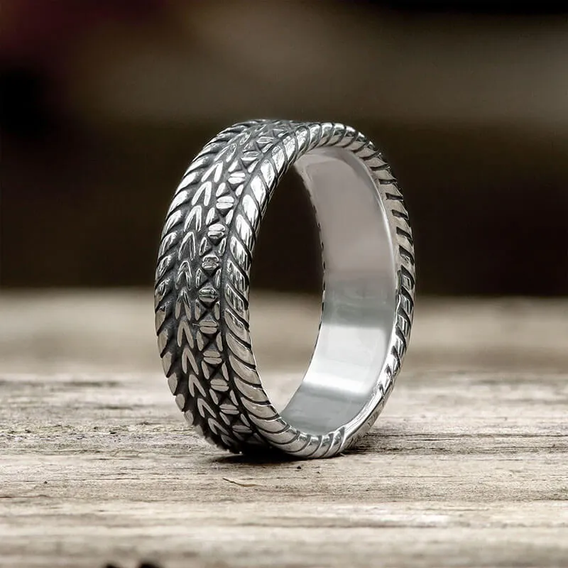 Minimalist Braided Stainless Steel Band Ring sold by GTHIC