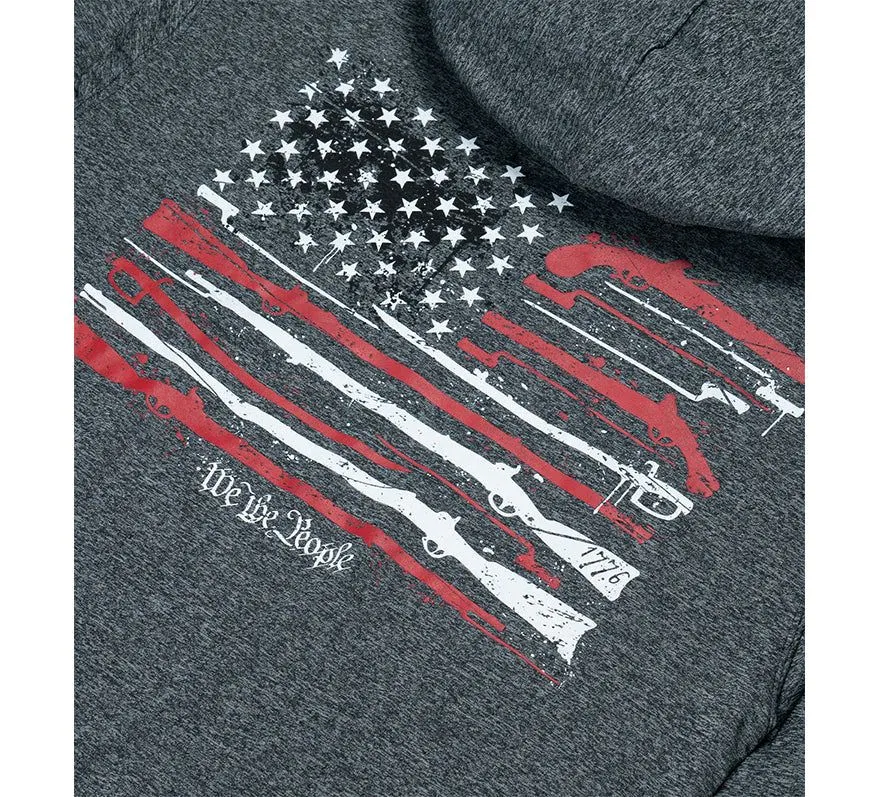 Red White Blue People Hood sold by Howitzer Clothing product image thumbnail 3
