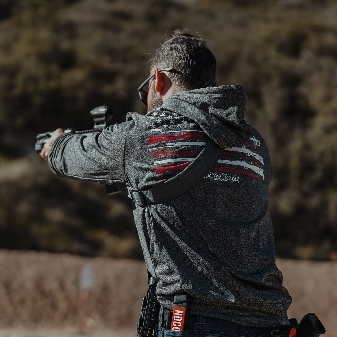 Red White Blue People Hood sold by Howitzer Clothing product image thumbnail 5