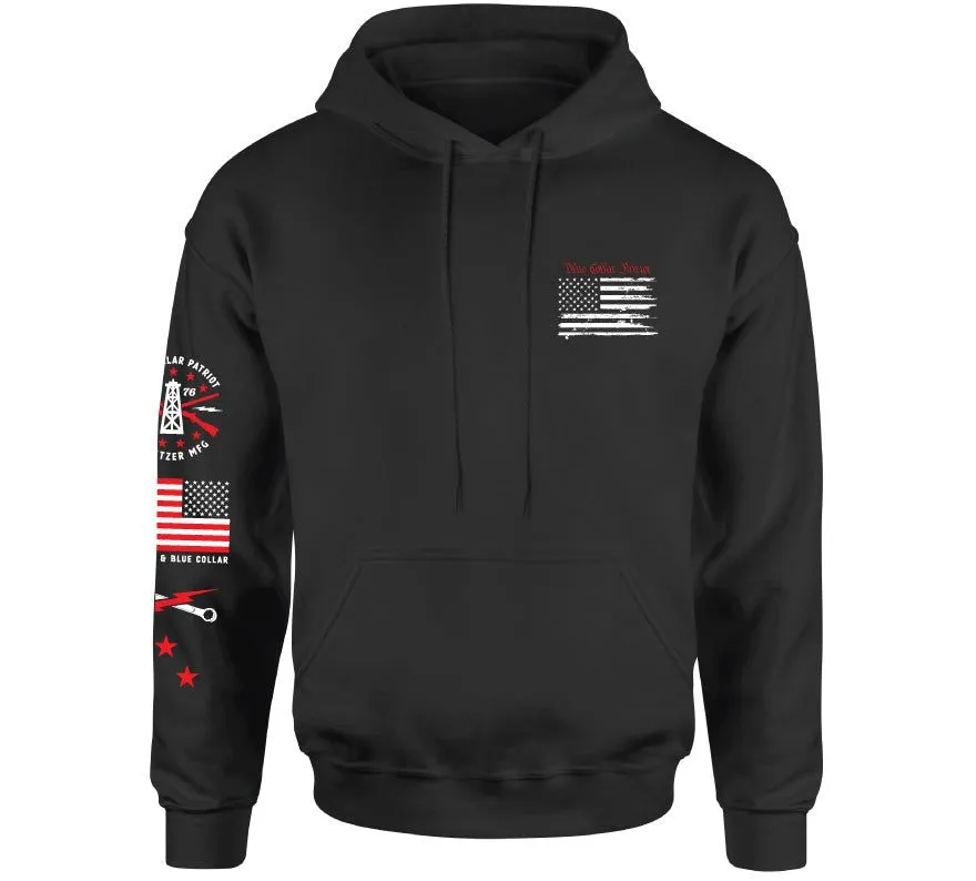 Blue Collar Patriot Hood sold by Howitzer Clothing product image thumbnail 2
