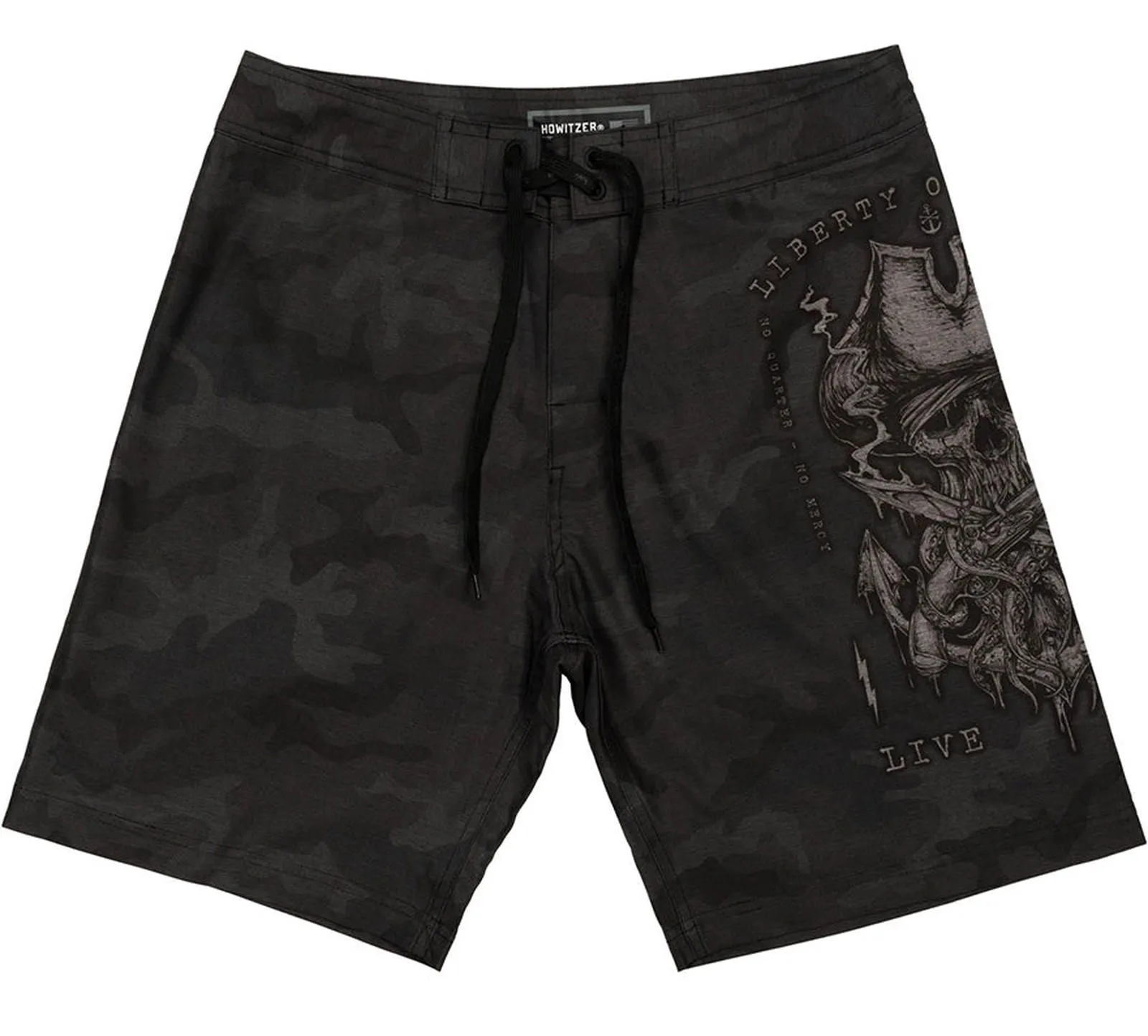 Skull Flag Boardshort sold by Howitzer Clothing