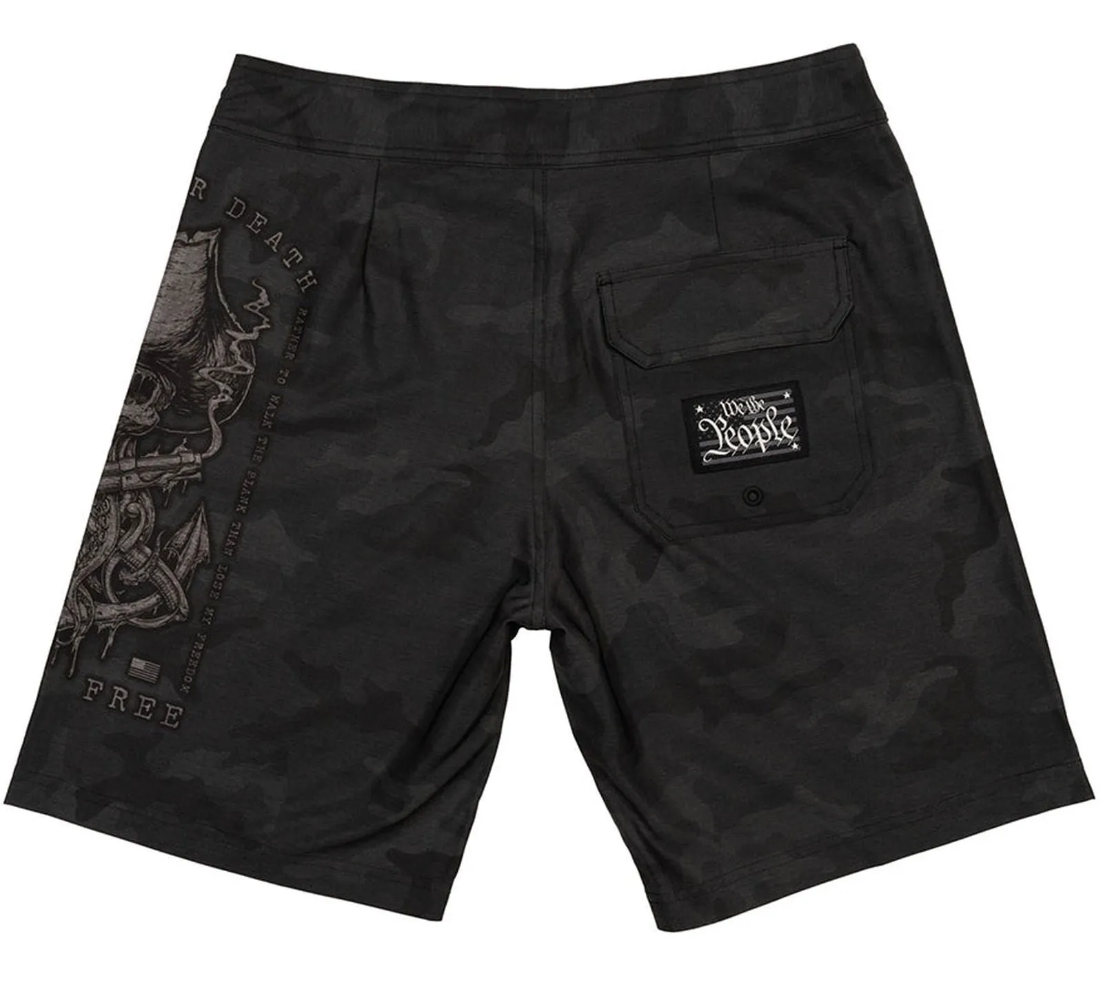 Skull Flag Boardshort sold by Howitzer Clothing product image thumbnail 2