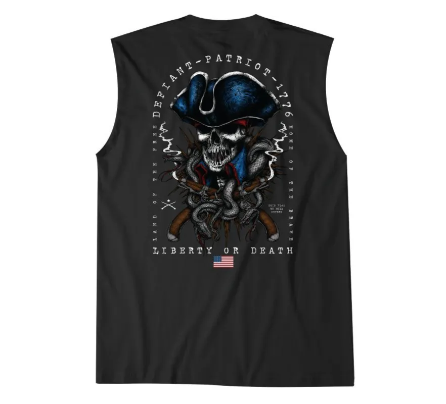 Defiant Muscle Tee sold by Howitzer Clothing