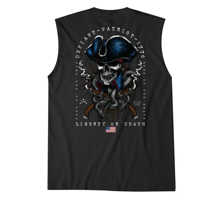 Defiant Muscle Tee sold by Howitzer Clothing