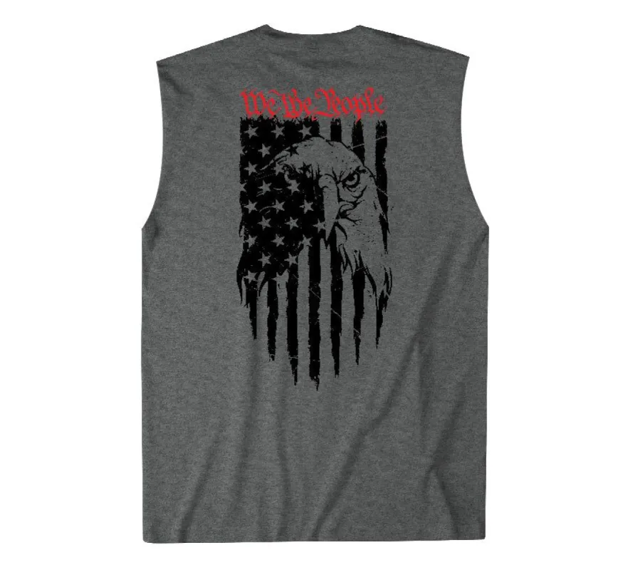 Eagle Flag Muscle Tee sold by Howitzer Clothing