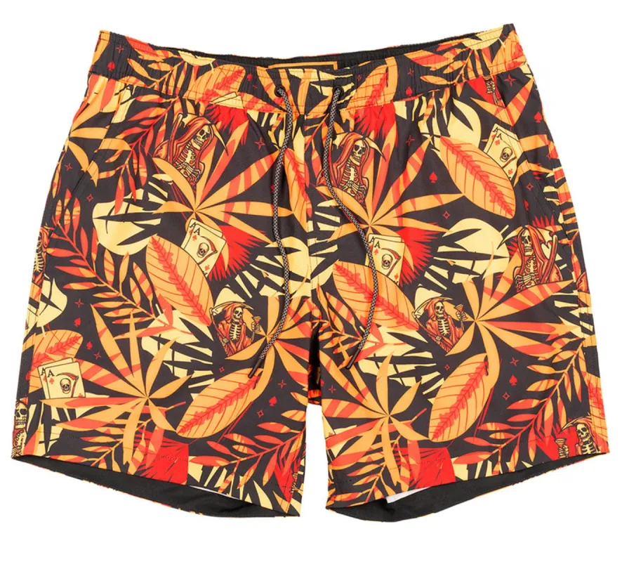 Reaper Floral Boardshort sold by Howitzer Clothing