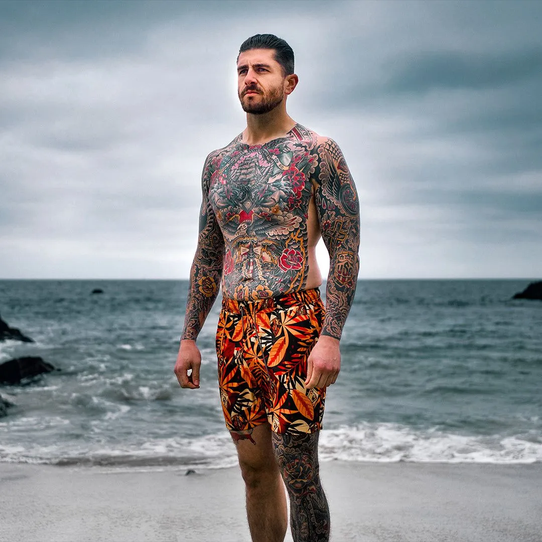 Reaper Floral Boardshort sold by Howitzer Clothing product image thumbnail 4