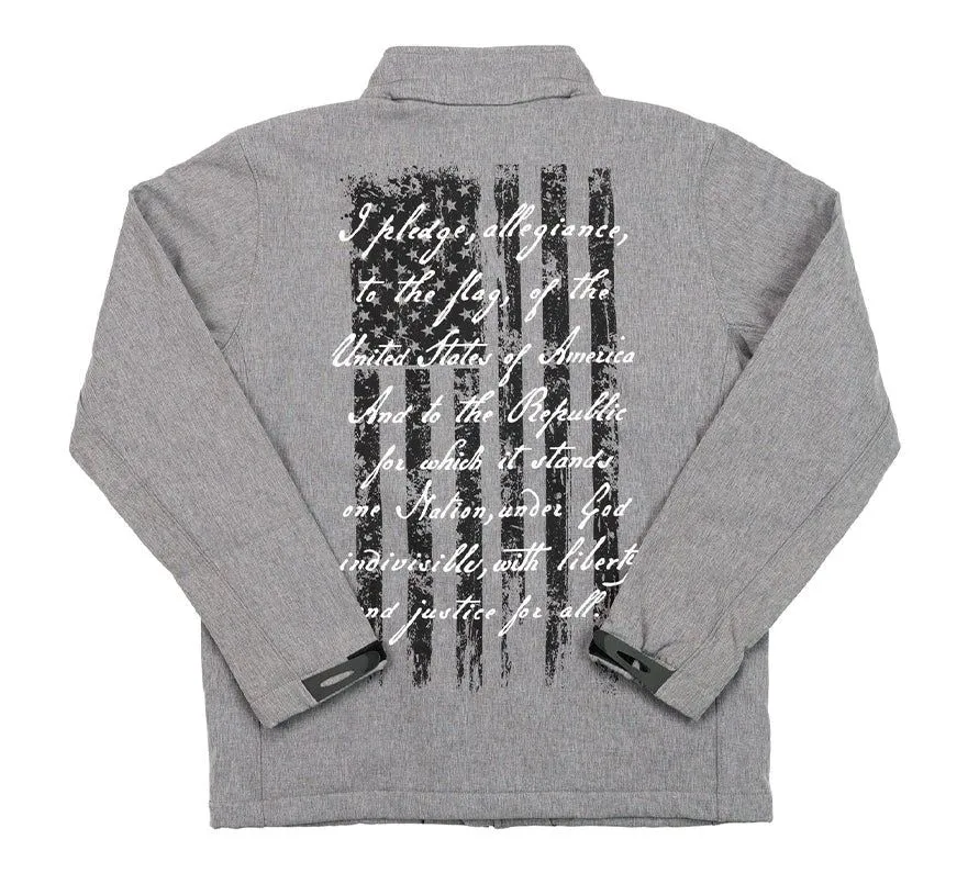 Allegiance Flag Jacket sold by Howitzer Clothing