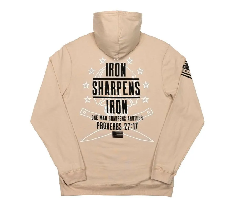 Iron Sharpens Iron Hood sold by Howitzer Clothing