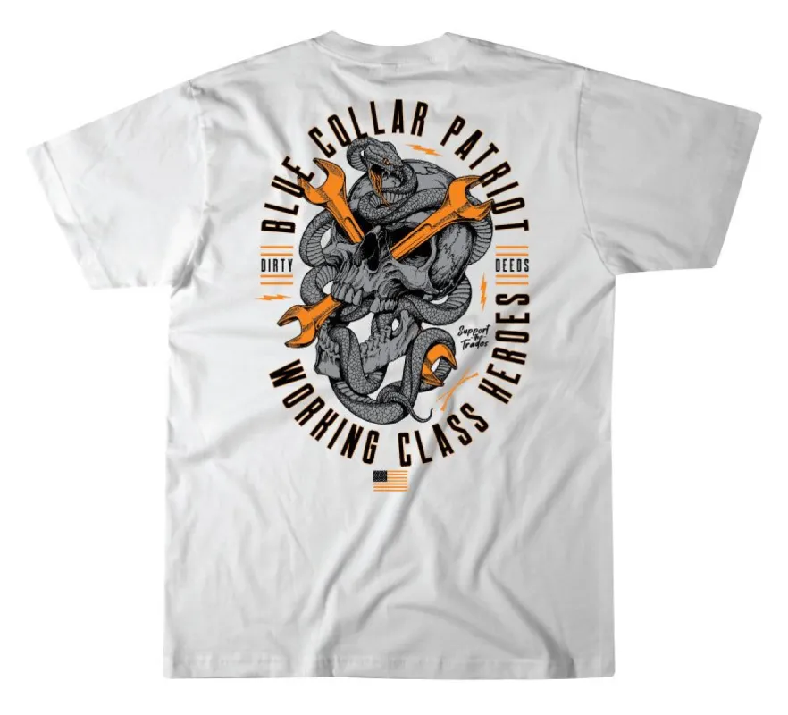 【R13】 Doodle Boy Print Short Sleeve T-shirt - White KURT DOODLE BOY T - WHITE | Parallel