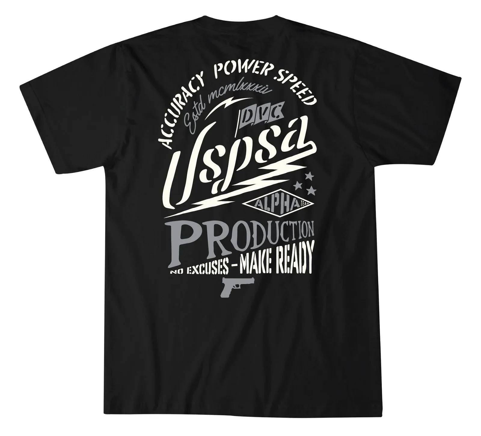USPSA No Excuses Production sold by Howitzer Clothing