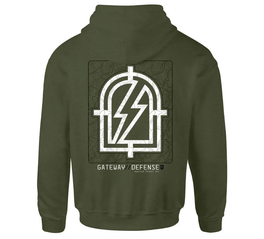 Gateway Defense Hood sold by Howitzer Clothing