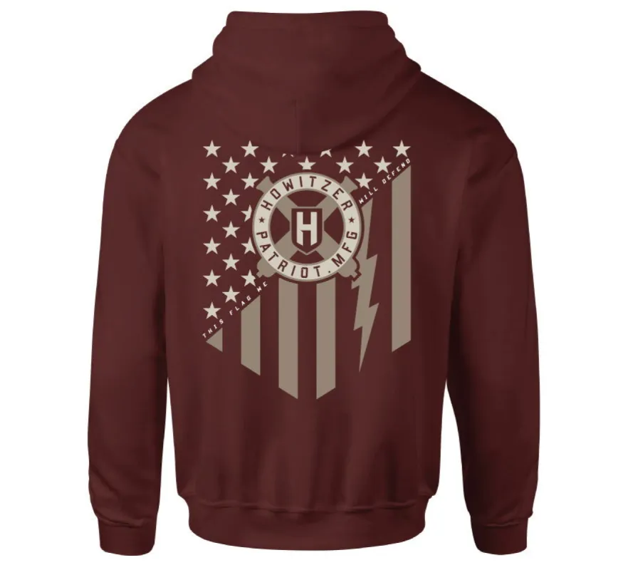 Thunder Struck Hood sold by Howitzer Clothing