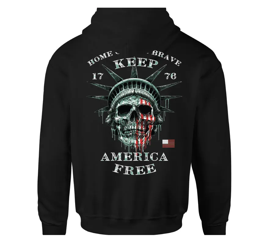 Liberty Skull Hood sold by Howitzer Clothing