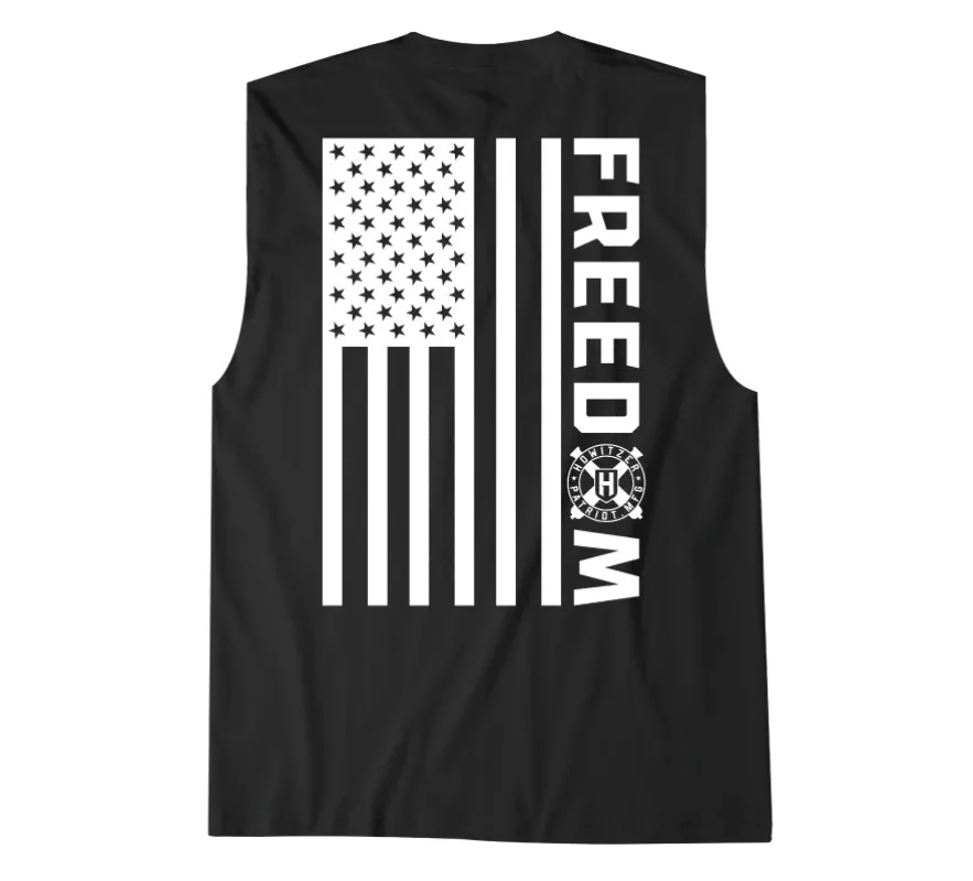 Freedom Muscle sold by Howitzer Clothing
