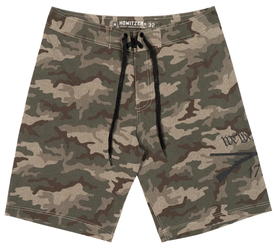 Moonmist Camo Boardshort sold by Howitzer Clothing