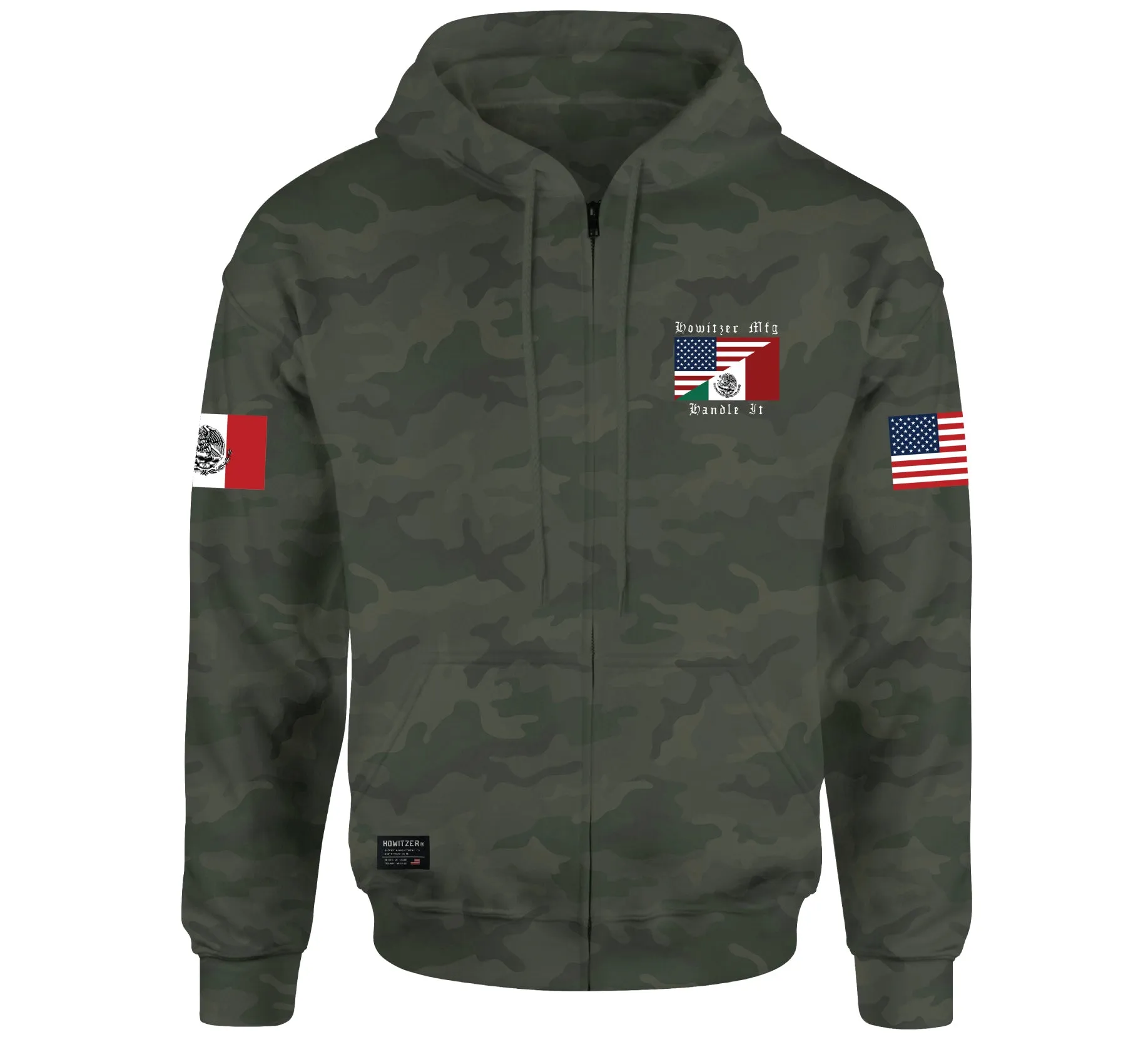 Beltran Pride Zip Hood sold by Howitzer Clothing product image thumbnail 2